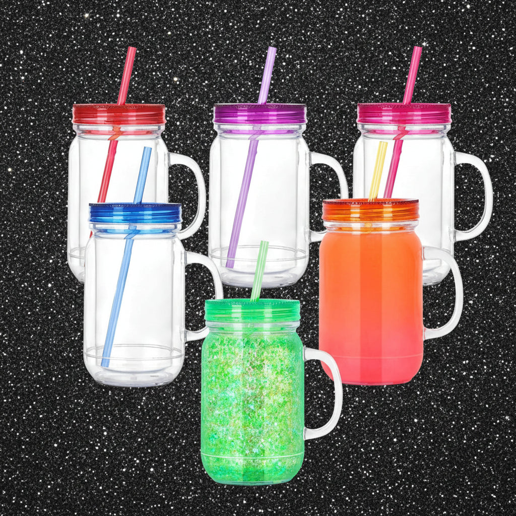 20oz mason jar w-handle