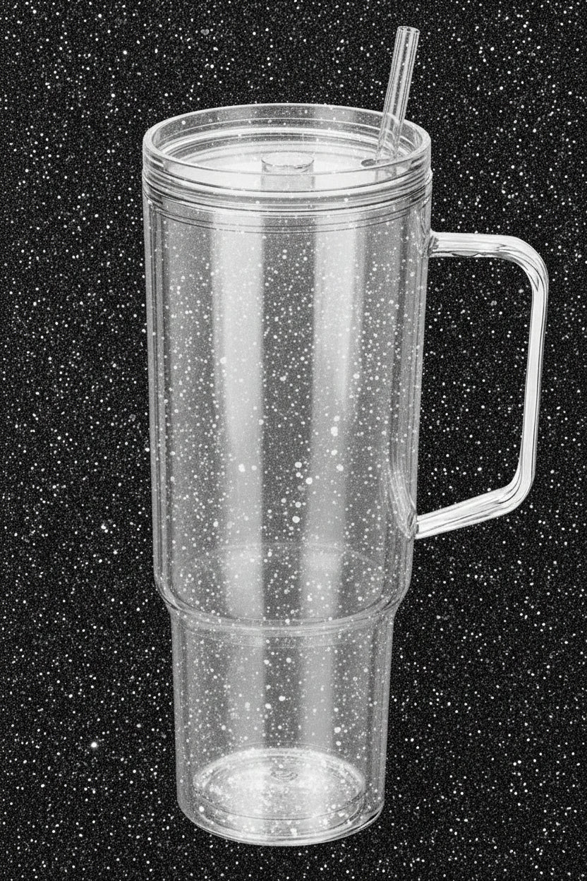 40oz acrylic w-handle